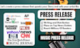 music press release distribution, promote music artist PR on top music website