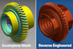 reverse engineer your 3d scan, stl, mesh to precise solid cad model