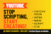 write viral self improvement and motivational youtube scripts