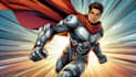 make a comic book superhero illustration