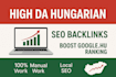 build high da hungarian backlinks to boost your google hungary ranking