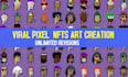 create your pixel art nft collection