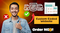 develop a fast and modern website using HTML, CSS , javascript