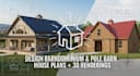 design barndominium and pole barn house plans and 3d renderings