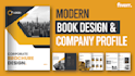 design a modern book design and company profiles