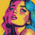 design retro pop art illustrations