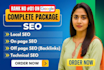 do on page and technical SEO, website audit, google search console indexing
