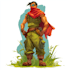 create scifi, fantasy, superhero character design