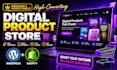 setup digital product store with easy digital downloads for passive income