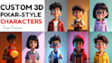 create ai pixar style avatars from your pictures