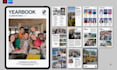 design custom german digital yearbook travel ebook, health wellness ebook design