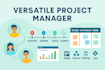 be your virtual project manager to plan, track, and deliver your project on time