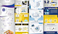design, leaflet, flyer, banner, infographics with isometric
