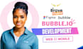 design bubble app bubble website mvp, saas, figma to bubble