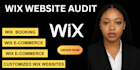 do shopify wix wordpress seo audit report for google index search console