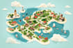 do isometric maps and illustrations