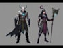 create character design and concept art illustration