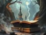 create an epic fantasy book cover
