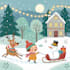 draw christmas cards and whimsical holiday illustration