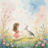 do pastel watercolor children book illustrations