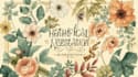 create a beautiful vintage botanical illustration poster