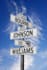 create custom name street sign for wedding birthday valentines