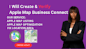approve apple map locations setup apple business connect,listing verify SEO