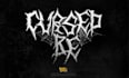 create a raw primitive black metal logo