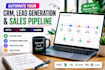 automate your CRM lead generation and sales pipelines with n8n or make com