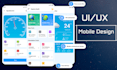 design modern mobile app UI UX in figma for ios and android