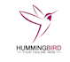 create outstanding hummingbird logo with express delivery