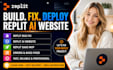 fix replit, replit ai website, replit bugs, replit saas mvp