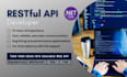 develop asp dot net core restful api using c sharp and sql server