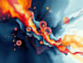 paint digital professional abstract art by hand