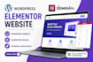 create wordpress website wordpress elementor website elementor landing page