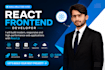 build modern and responsive react frontend web applications