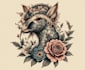create sleeve tattoo design in geometric style