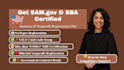 manage sba 8a, wosb, mbe, hubzone dbe, mwbe certifications and samgov compliance