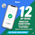 provide 12 app testers for google play closed testing and scale to 20 testers