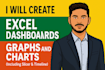 create excel dashboards, graphs, and charts