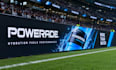 design stadium led perimeter board vinyl gym banner sport mockup media wall