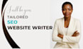 be your human website SEO content writer