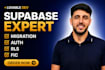 set up or fix supabase authentication, database, rls,supabase