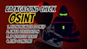 do osint background check private investigation US people search find someone