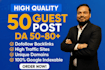 do high quality guest posting service and premium guest post backlinks