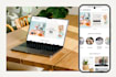 design responsive ecommerce website UI  in figma