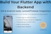 build mobile app with backend for ios and android