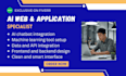 develop smart ai powered websites and apps with custom automation