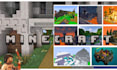 build epic custom minecraft map lobby, spawn, castle, worlds in bedrock and java