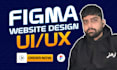design website, figma website design, website ui ux, website mockup